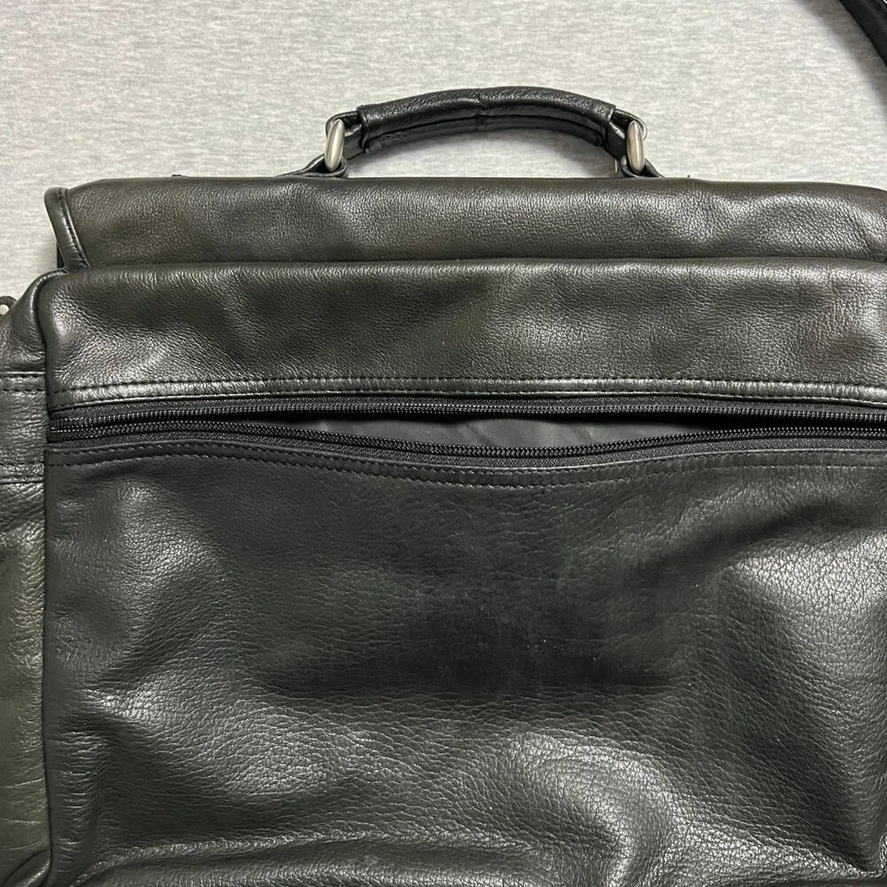 Ohio State‎ Canyon Outback Leather Messenger Briefcase Black Embossed Buckeyes